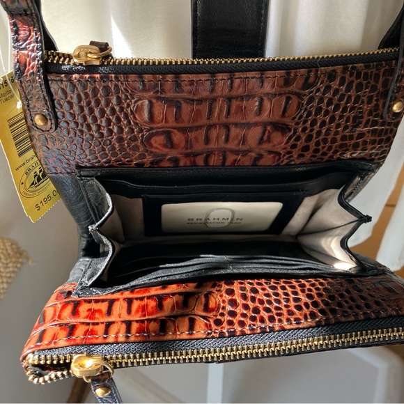 Brahmin Bags Nwt Brahmin Mojito Tuscan Leather Crossbody Organizer